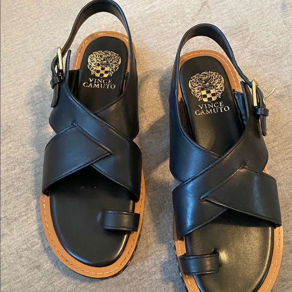 Vince Camuto Black Ceila Sandle NWOT - Picture 2 of 6